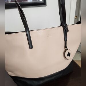 Kate Spade Large Tote - Black & Cream